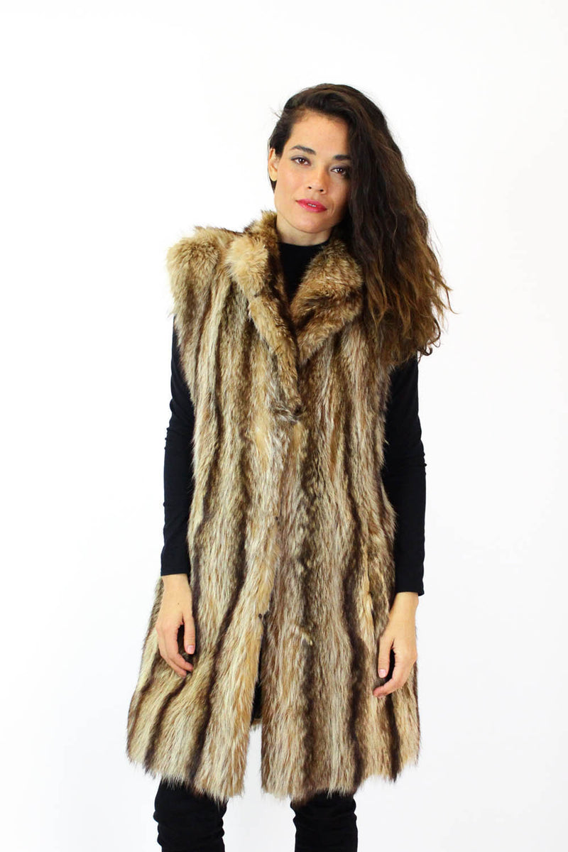 Long Fur Vest