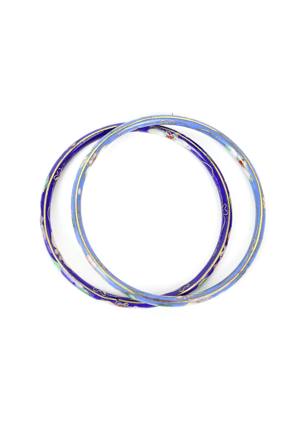Azure Cloisonne Bracelet Set