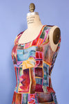 Tjian Watercolor Abstract Dress M