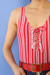 Italian Stripe Bodysuit XS/S