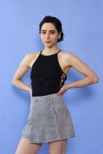 Gingham Sailor Skort XS