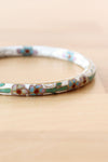 Milk Cloisonné Bangle