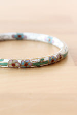 Milk Cloisonné Bangle