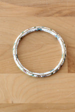 Milk Cloisonné Bangle