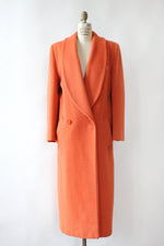Burnt Orange Duster Coat M