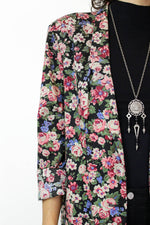 Drapey Floral Blazer M