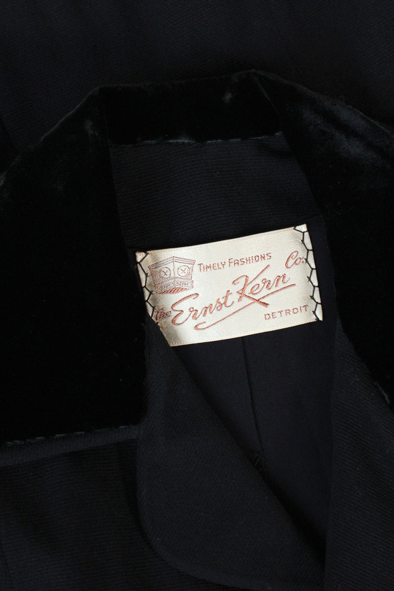 Swansdon Velvet Collar 40s Blazer M