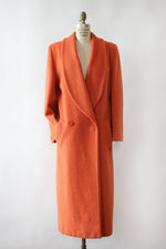 Burnt Orange Duster Coat M