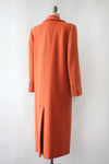 Burnt Orange Duster Coat M