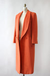 Burnt Orange Duster Coat M