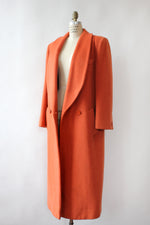 Burnt Orange Duster Coat M