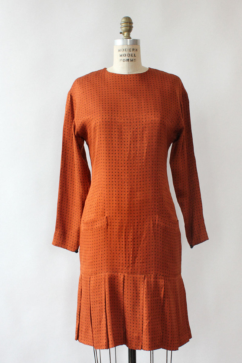 Burnt Orange Duster Coat M