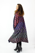 Jeweled Leaf Sweater Coat