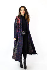 Jeweled Leaf Sweater Coat