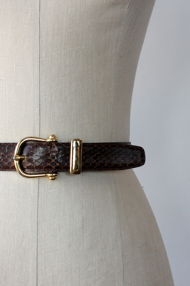 Jana Snakeskin Belt