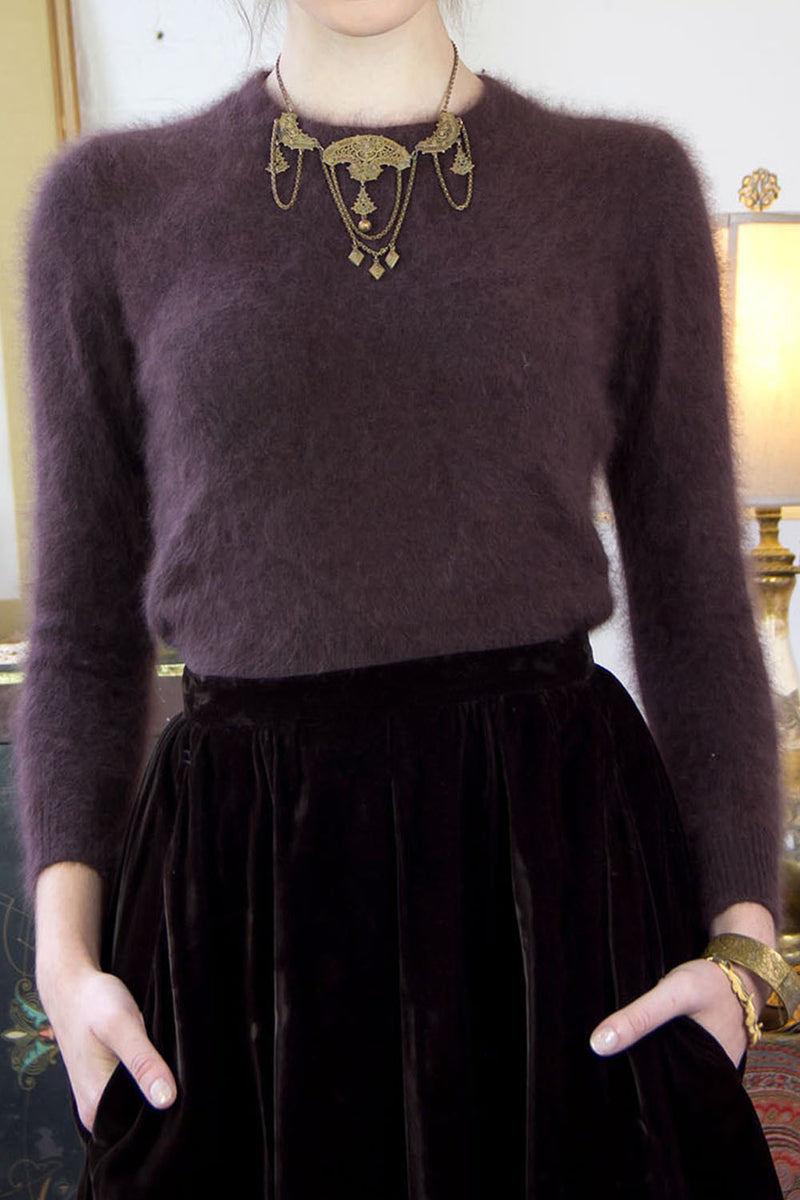 1920s filigree cascade necklace