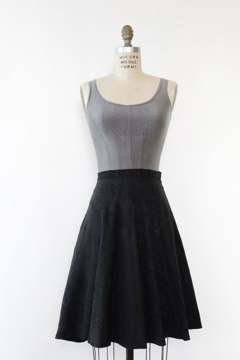 Moiré Flare Skirt S