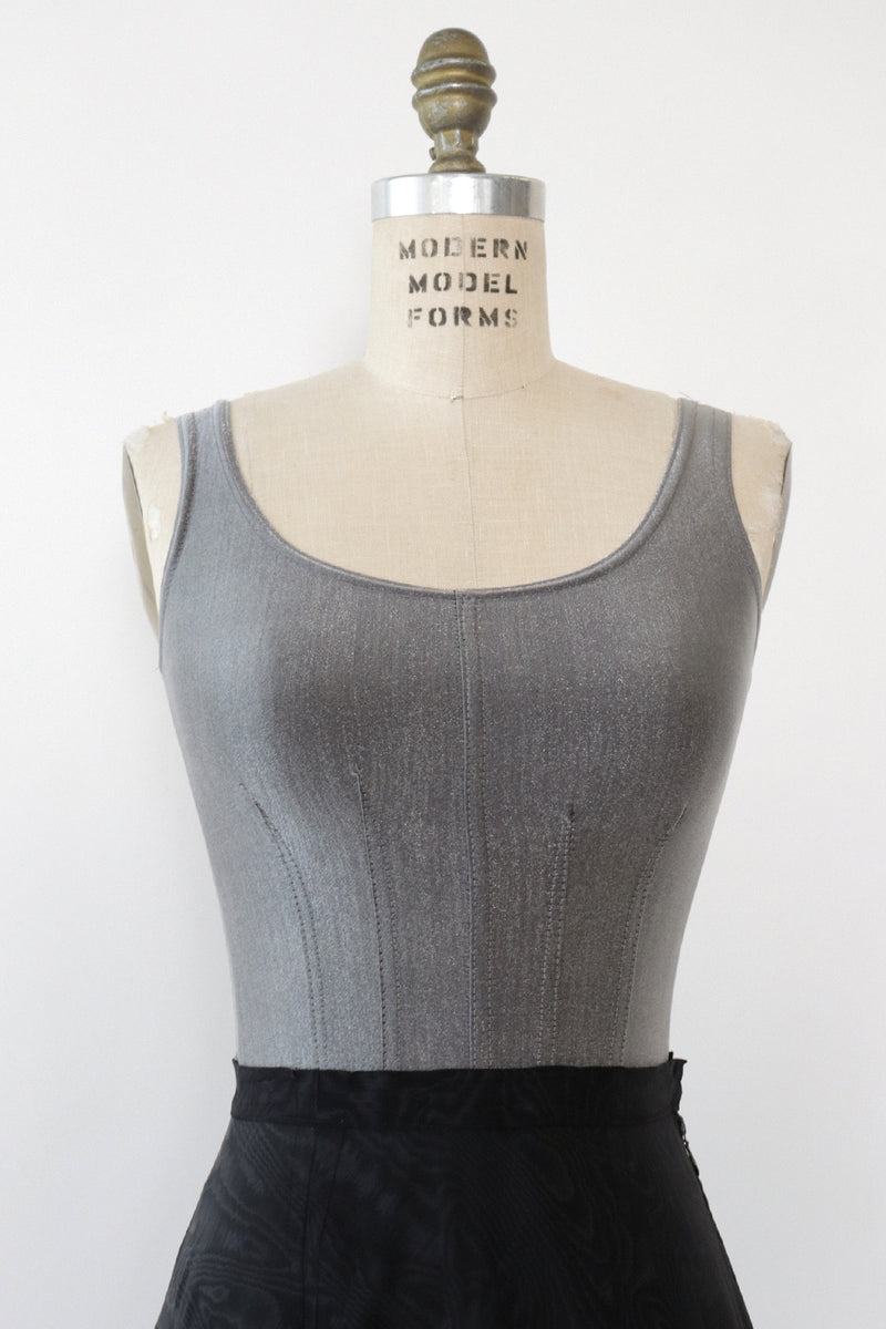 Gunmetal Bustier Tank XS