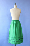 Whale Embroidered Skirt S/M