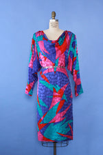 Flora Kung Vivid Silk Dress M