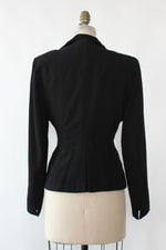 Swansdon Velvet Collar 40s Blazer M