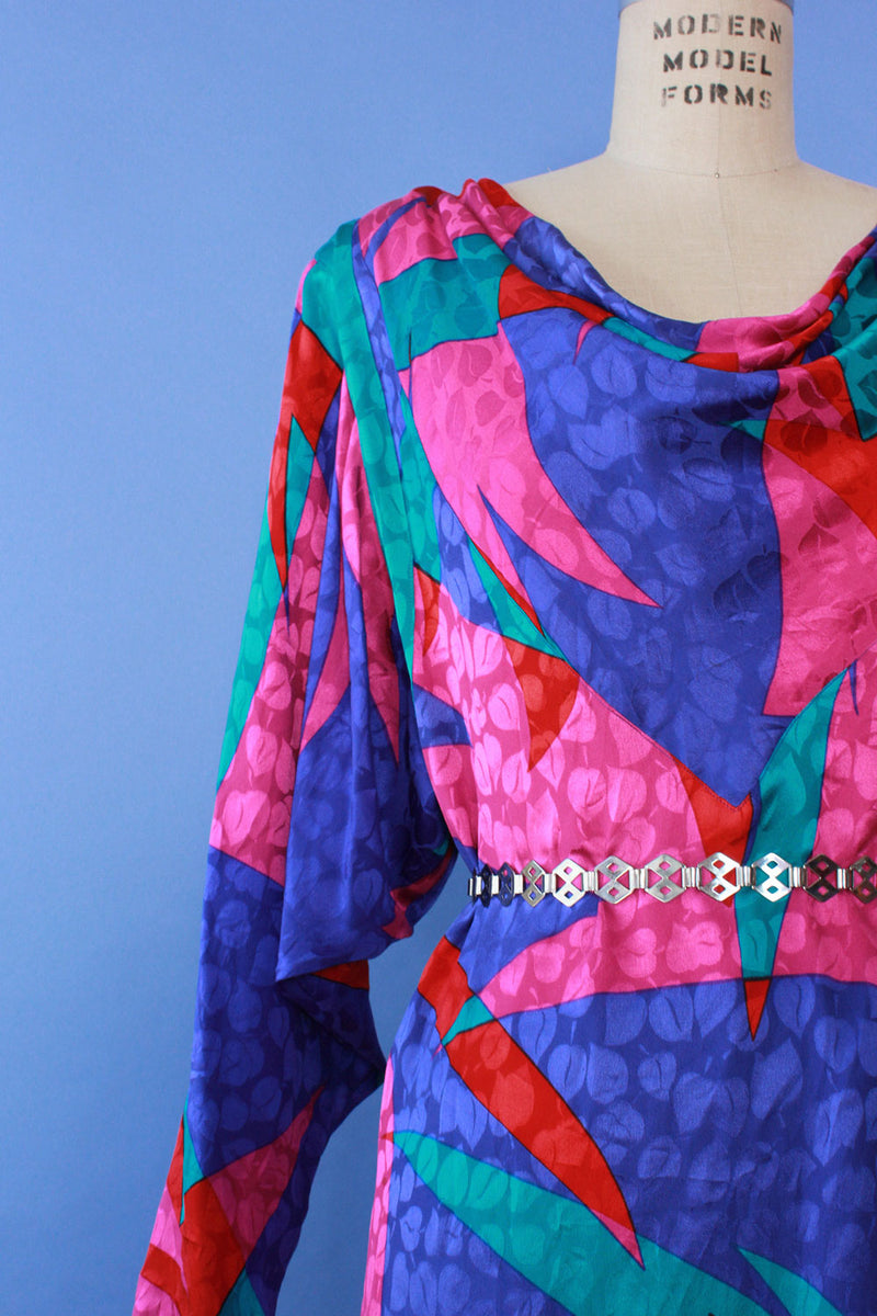 Flora Kung Vivid Silk Dress M