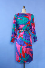 Flora Kung Vivid Silk Dress M