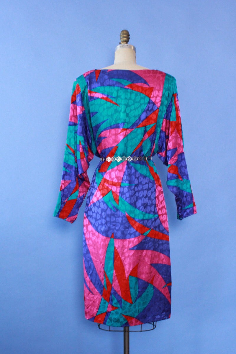 Flora Kung Vivid Silk Dress M