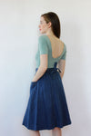 Brittania Denim Pocket Skirt S/M