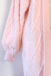 Yarnworks Carnation Pink Sweater Jacket S-L
