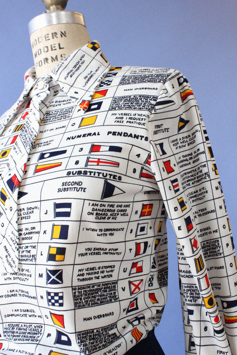 Nautical Notes Top M/L