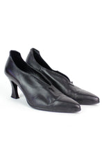 Notched Point Toe Heels 8