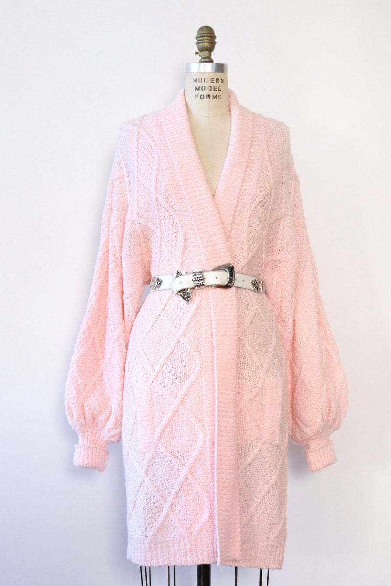 Yarnworks Carnation Pink Sweater Jacket S-L