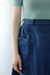 Brittania Denim Pocket Skirt S/M