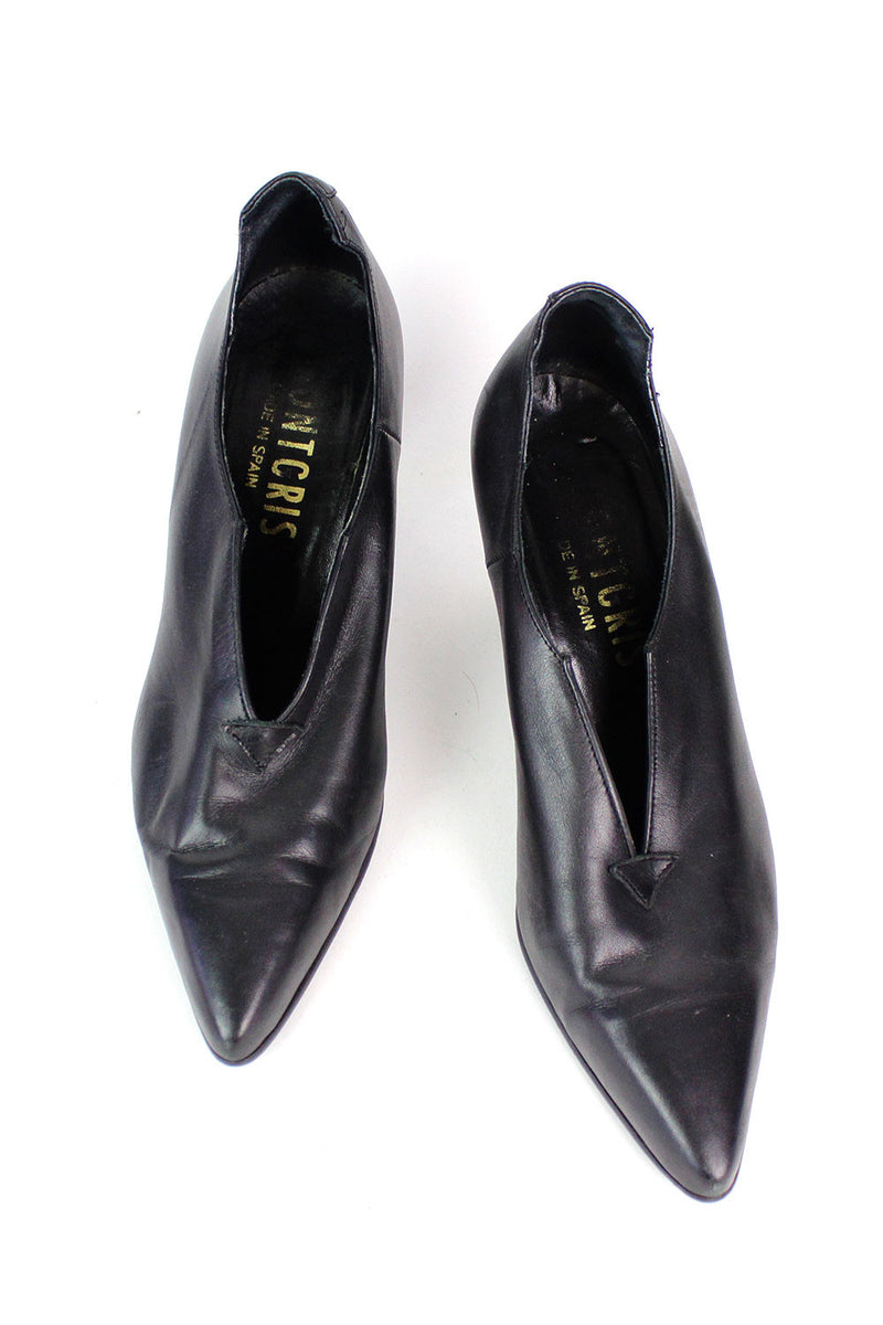 Notched Point Toe Heels 8