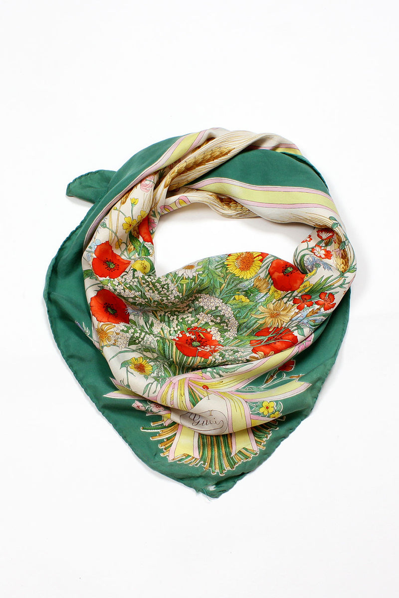 Gucci 70s Botanical Scarf {as is}