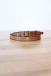 Ditsy Floral Thin Leather Belt