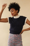 Admiral Silk Knit Top S/M