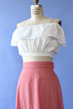 Apple Picking Maxi Skirt M