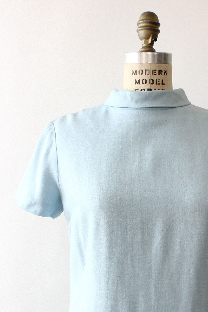 Baby Blue Shift Dress S/M OMNIA Baby Blue Shift Dress S/M OMNIA