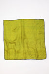 Chartreuse ABC Silk Scarf