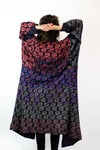 Jeweled Leaf Sweater Coat