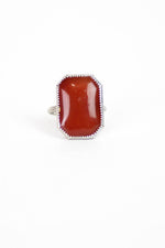 Brick in Silver Ring