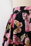 Butterfly Glitter Full Circle Skirt M/L