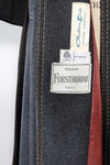 Charcoal Topstitch 70s Coat XS/S