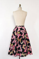 Butterfly Glitter Full Circle Skirt M/L