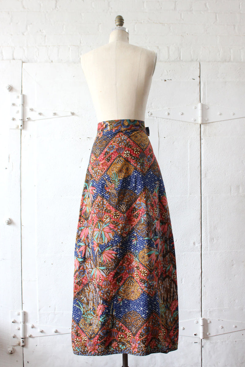 Batik Wrap Skirt S-L
