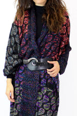 Jeweled Leaf Sweater Coat