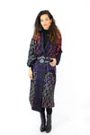 Jeweled Leaf Sweater Coat