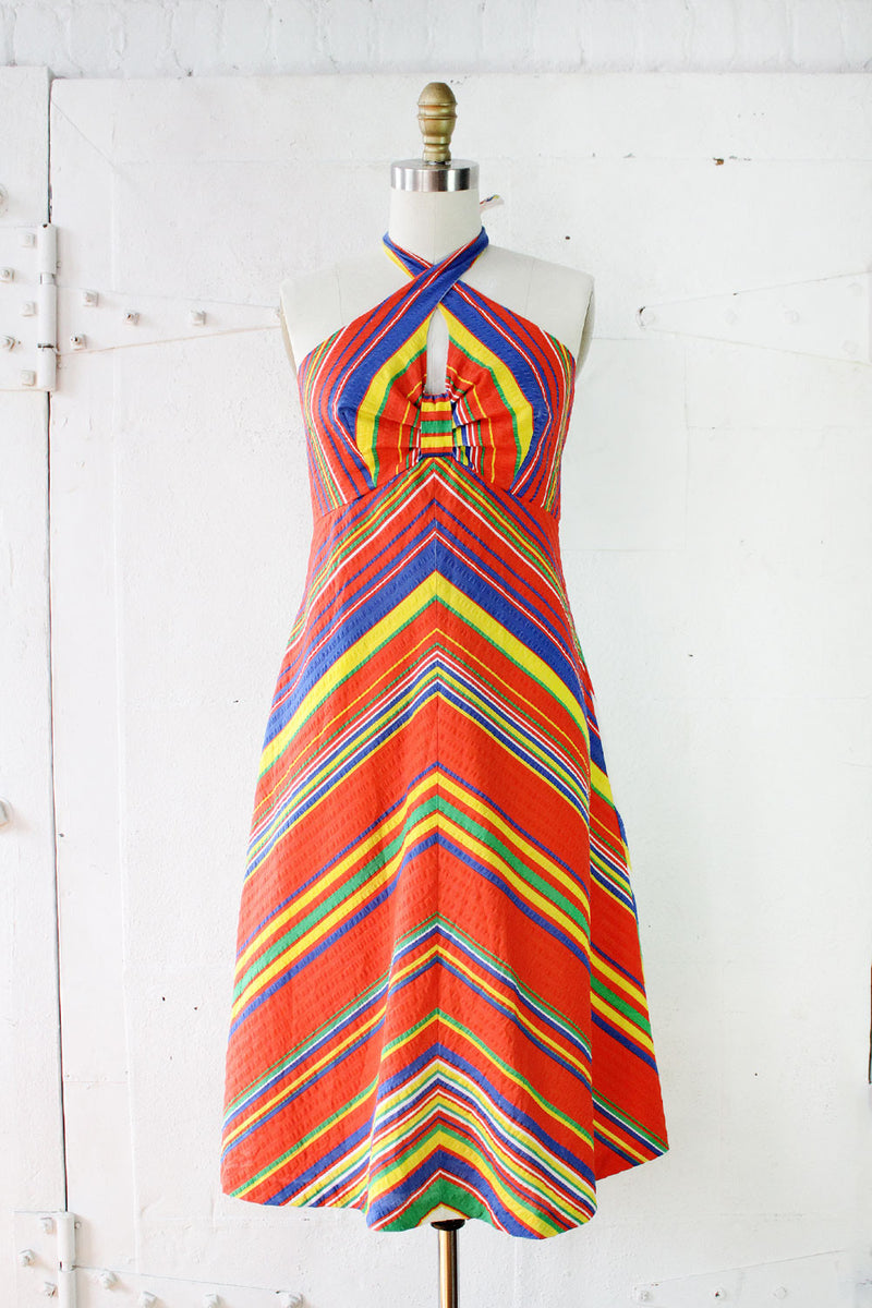 Odds N Ends Halter Dress M